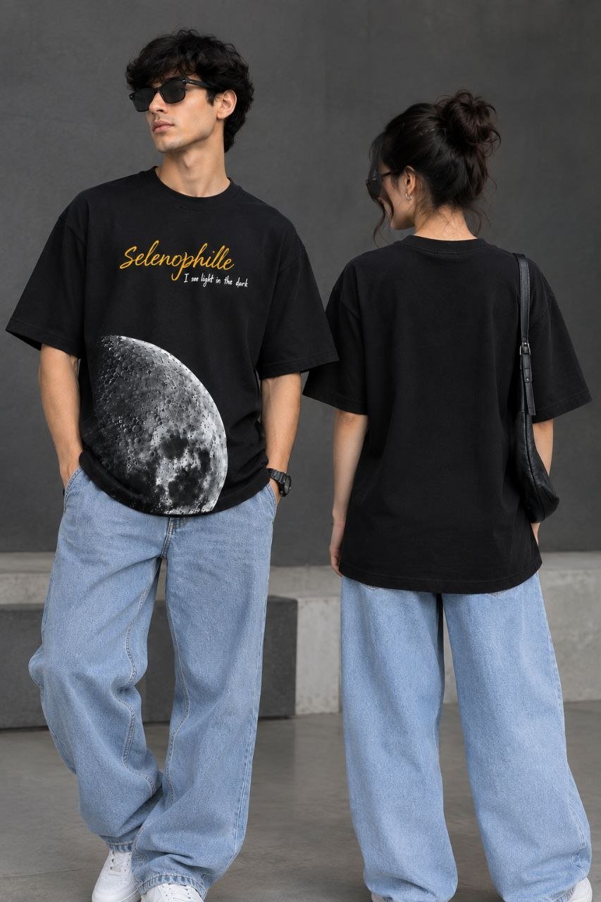 SELENOPHILE MOON OVERSIZED TEES